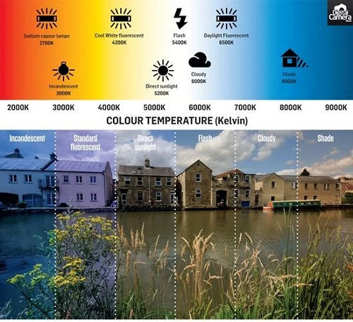 Chế độ cân bằng trắng trên máy ảnh