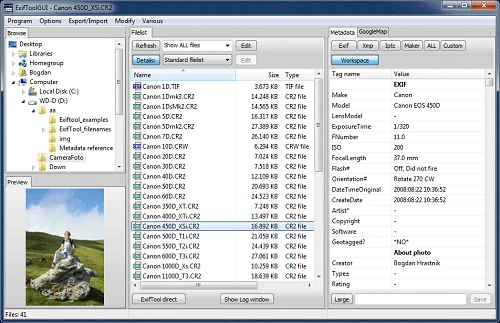 Dữ liệu EXIF – Bí mật của mọi tấm ảnh kĩ thuật số