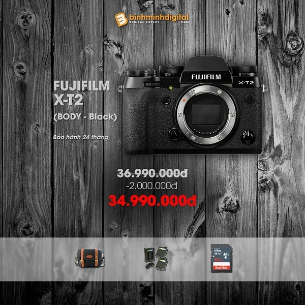 Giảm giá “bùng nổ” khi mua máy ảnh và ống kính Fujifilm tại Binhminhdigital dịp cuối năm