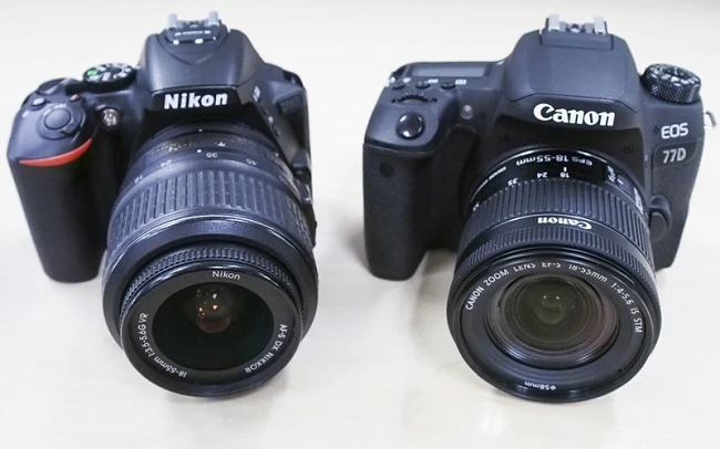 Khi Canon EOS 77D gặp Nikon D5600