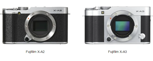 So sánh máy ảnh Fujifilm X-A2 và Fujifilm X-A3