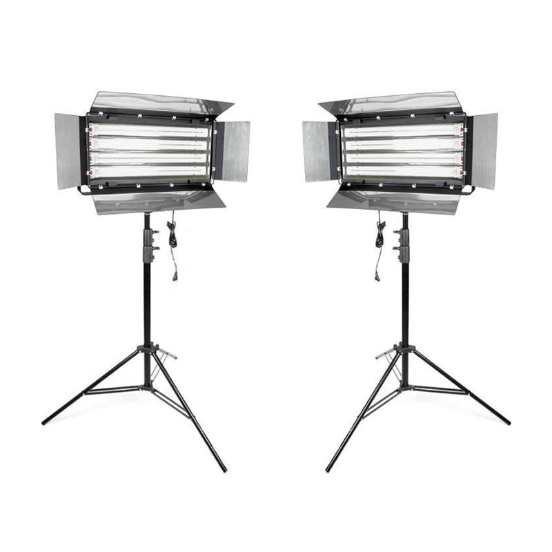 Bộ Kit studio 2 đèn Kino 4 Bóng Led 200W (3200-5500k)
