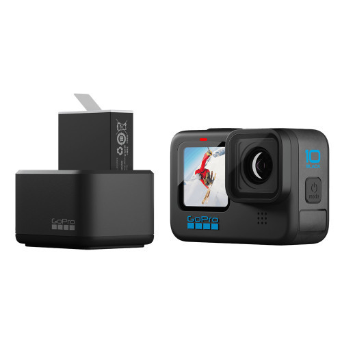 Bộ Sạc Pin Kép Gopro + Pin Enduro Cho Gopro Hero 11/10/9 Black