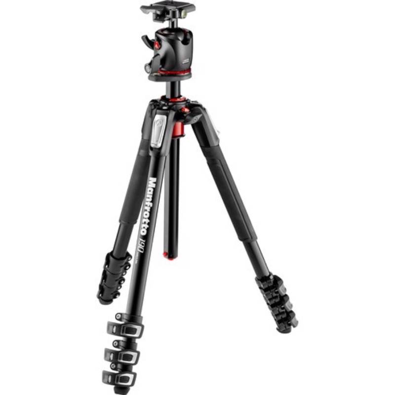 Chân Máy Ảnh Manfrotto 190 ALU 4-S Kit Ball Head Q2