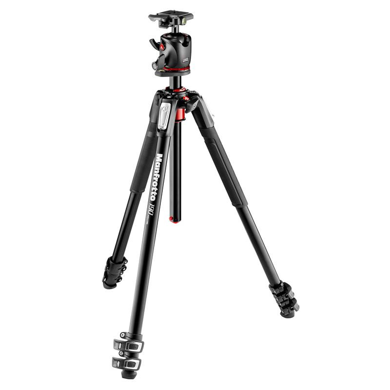 Chân Máy Ảnh Manfrotto 190X ALU 3-S Kit Ball Head Q2