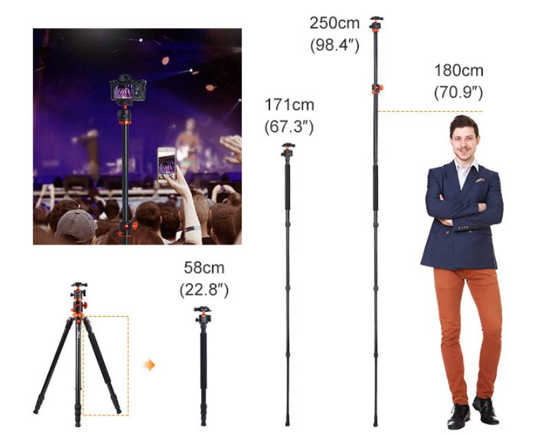 Chân Máy Ảnh Tripod KF09 086