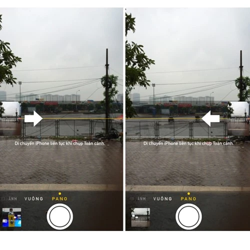 Chụp paronama với iOS 6 trên iphone