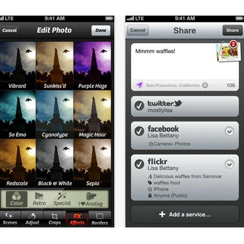 Chụp trước, lấy nét sau với iphone, ipad