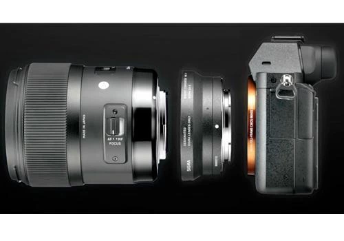 Combo Sigma 35mm f/1.4 DG HSM Art Lens for Canon EF và MC-11 Mount Converter For Sony