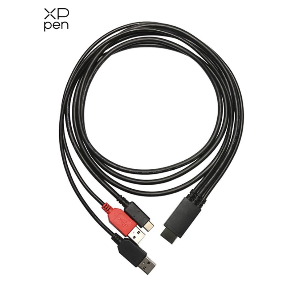 Dây Cáp 3 Trong 1 Cho Xp-Pen Artist 13.3, Artist 12, Artist 15.6 Pro