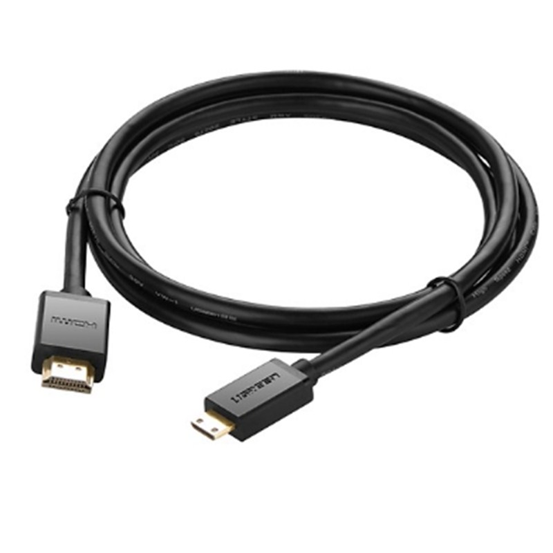 Dây Cáp Mini HDMI To HDMI Ugreen 10118 For Máy Ảnh Canon, Nikon ( 3m)