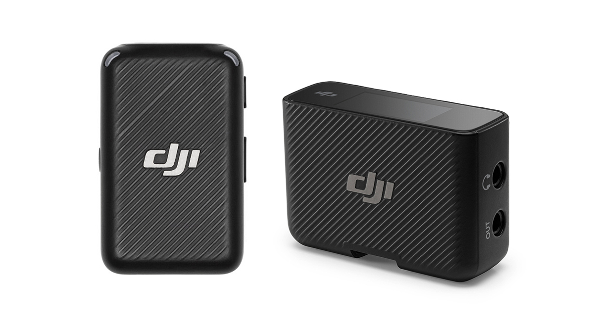 Bộ thu của DJI Mic tích hợp màn hình cảm ứng cho phedp quan sát trực quan