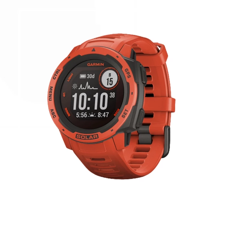 Đồng Hồ Thông Minh Garmin Instinct Solar - Flame Red