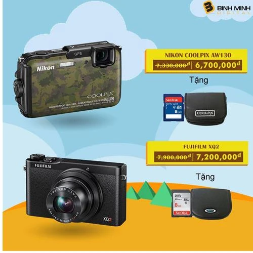 Thỏa sức mua sắm – thỏa niềm đam mê với dàn máy ảnh du lịch cực rẻ tại Binh Minh Digital