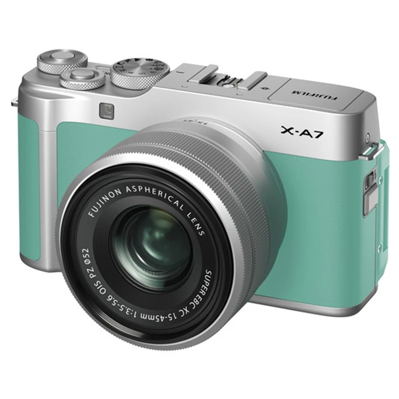 Máy Ảnh Fujifilm X-A7 Kit 15-45mm F 3.5.5.6 OIS PZ (Xanh Bạc Hà)