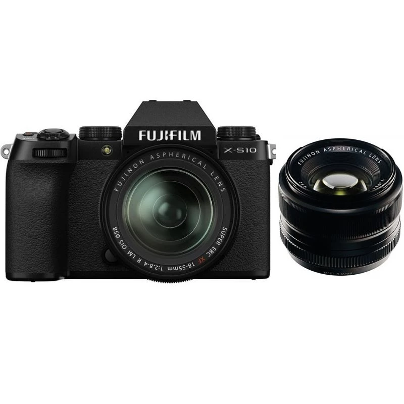 Máy Ảnh Fujifilm X-S10 Kit 18-55mm + Kit XF 35mm F1.4 R