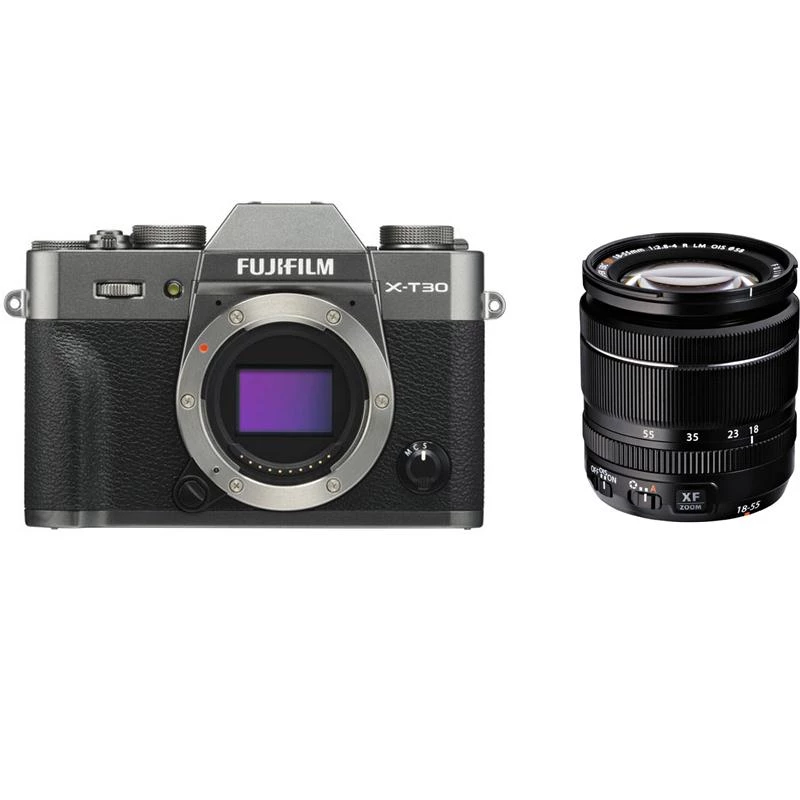 Máy Ảnh Fujifilm X-T30 Kit XF18-55 F2.8-4 R LM OIS (Xám Than)