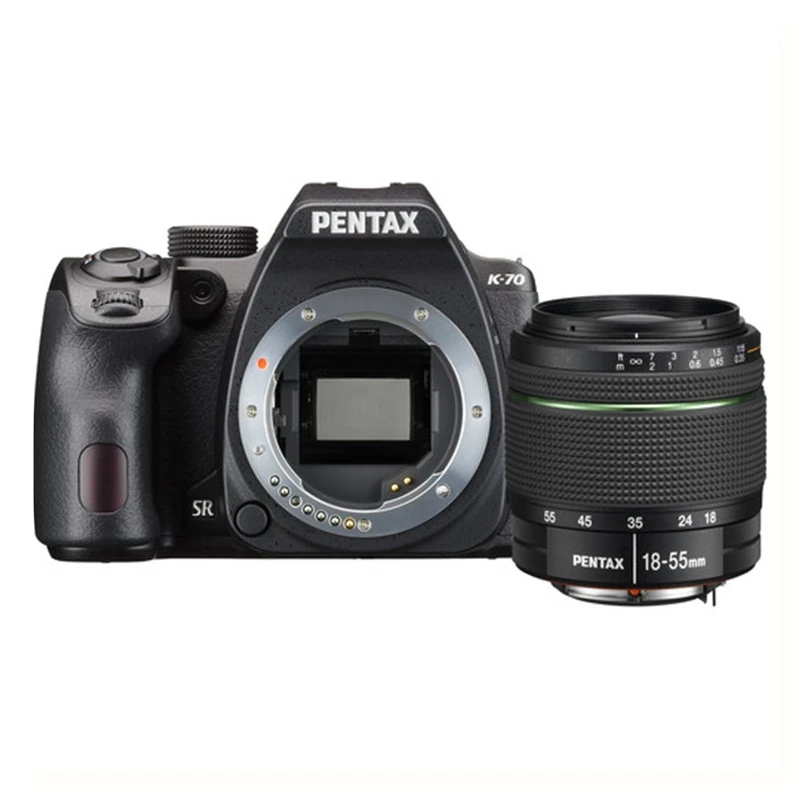Máy Ảnh Pentax K-70 Kit DAL 18-55mm F3.5-5.6 WR (Đen)