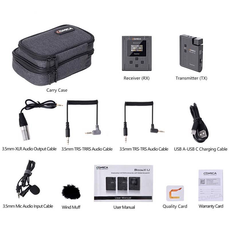 Microphone Không Dây Comica BoomX U1