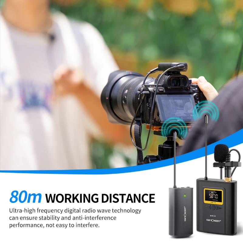 Microphone Không Dây K&F WM10
