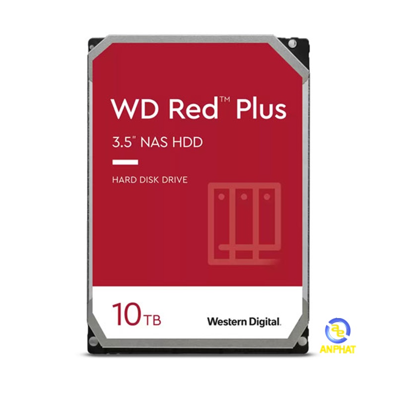 Ổ cứng Western Digital Red Plus 10TB 3.5 inch 256MB Cache 7200RPM WD101EFBX