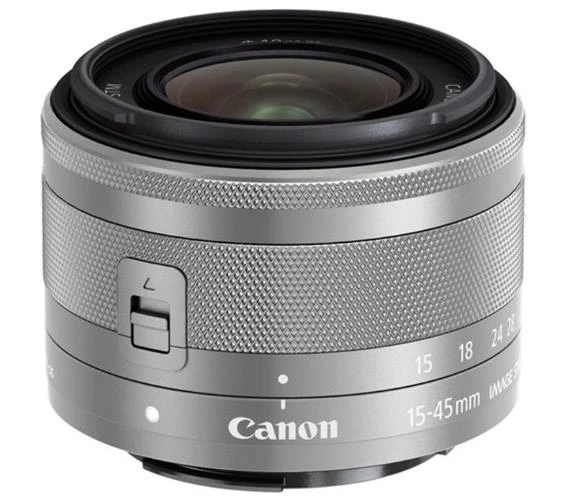 Ống kính Canon EF-M15-45mm F3.5-6.3 IS STM / Bạc