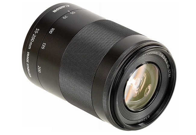 Ống kính Canon EF-M55-200mm F4.5-6.3 IS STM /Đen