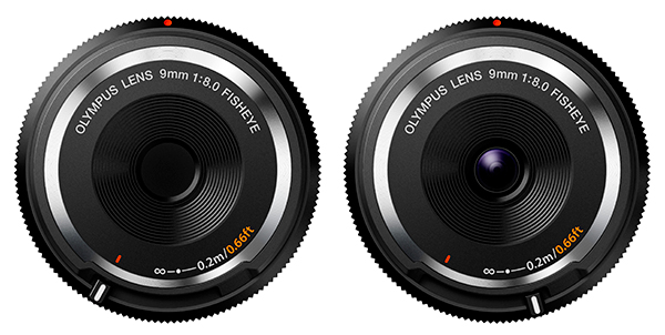 Ống Kính Olympus M.Zuiko 9mm F8 Fisheye Body Cap (Đen)