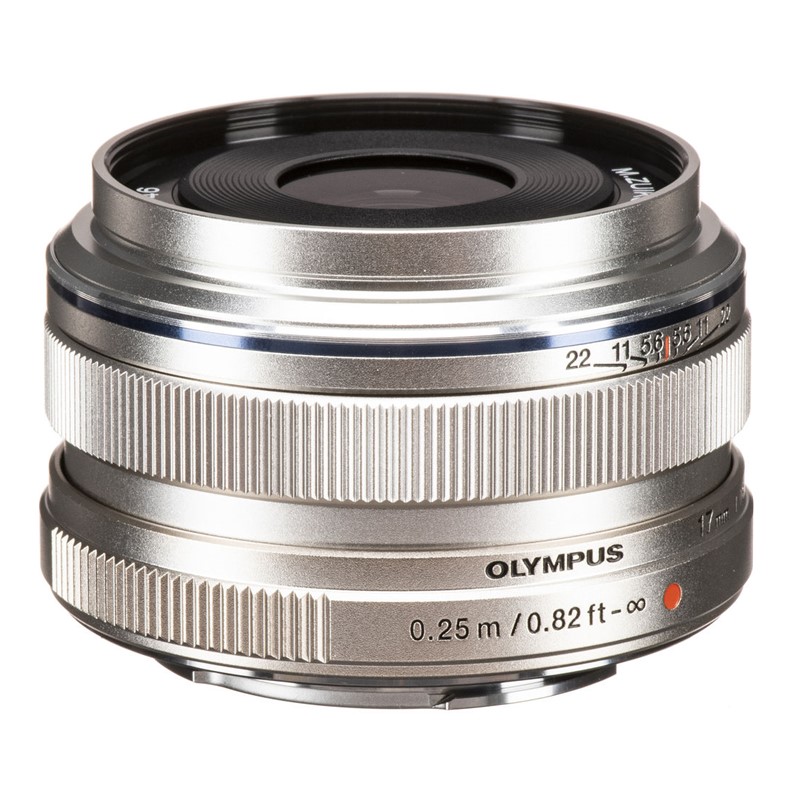 Ống Kính Olympus M.Zuiko Digital ED 17mm F1.8 (Bạc)