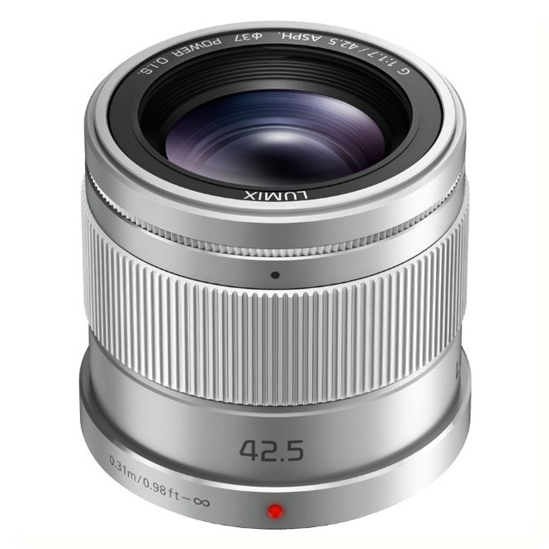 Ống Kính Panasonic Lumix G 42.5mm f/1.7 ASPH. POWER O.I.S (Bạc)