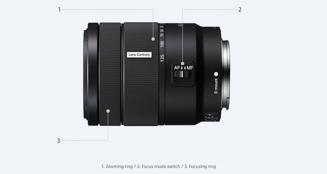 Ống Kính Sony E 18-135mm F/3.5-5.6 OSS (SEL18135)