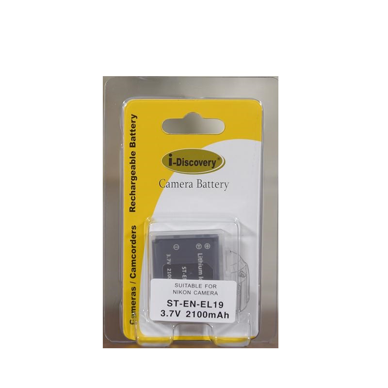Pin i-Discovery EN-EL19 Cho Nikon Coolpix S3100, S3300, S4100, S4300