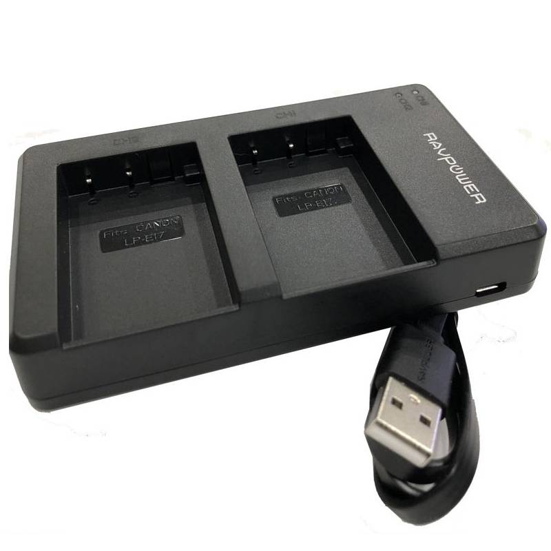 Sạc Đôi Máy Ảnh RavPower Cho Canon LP-E17