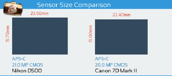 So sánh Nikon D500 và Canon 7D MK II