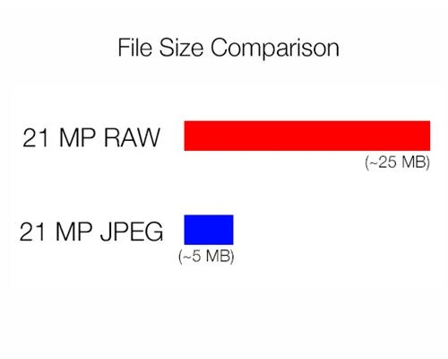Tại sao nên chọn ảnh JPG thay cho RAW?