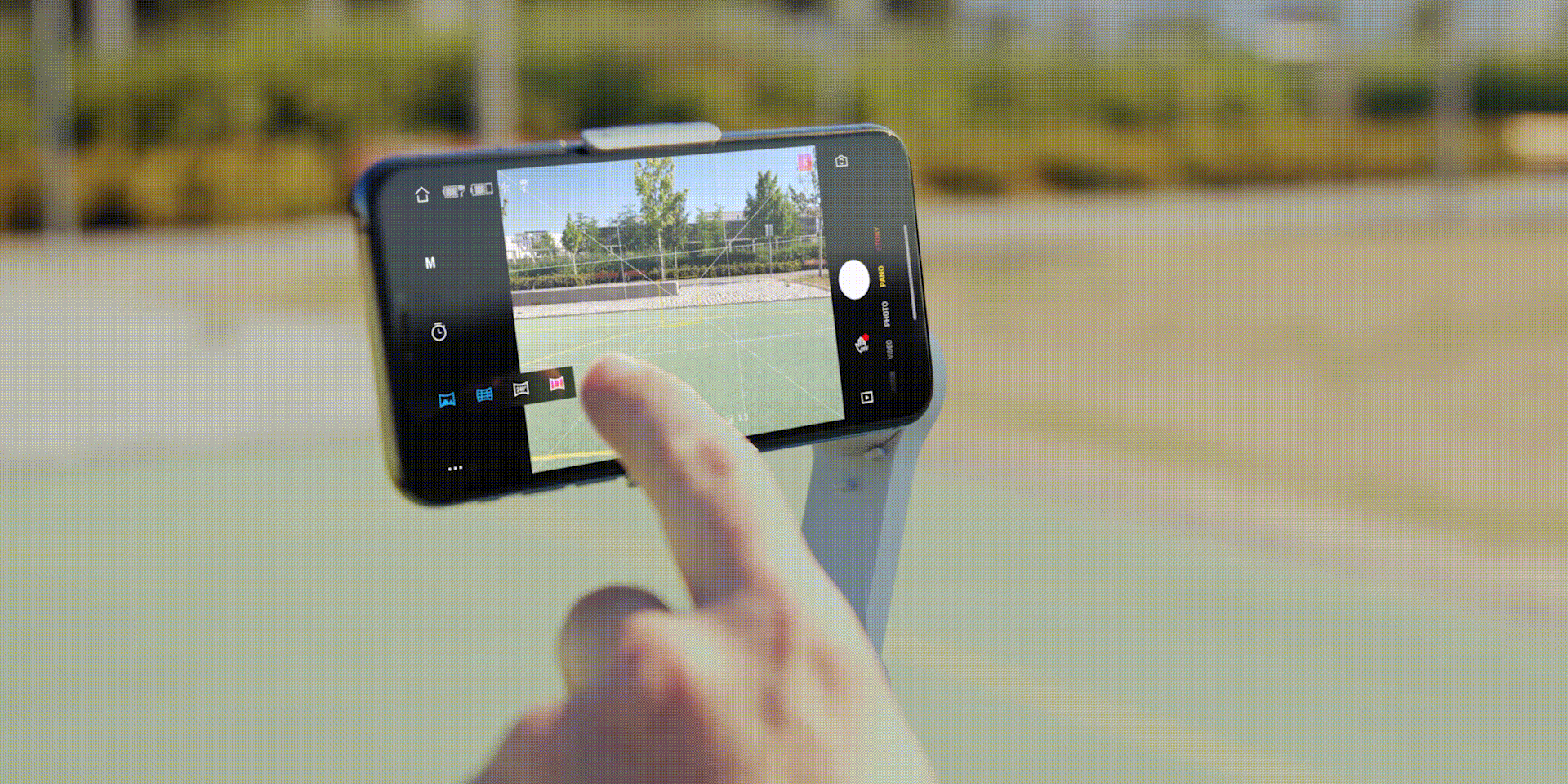 Tính năng CloneMe Pano của DJI OM 4 SE