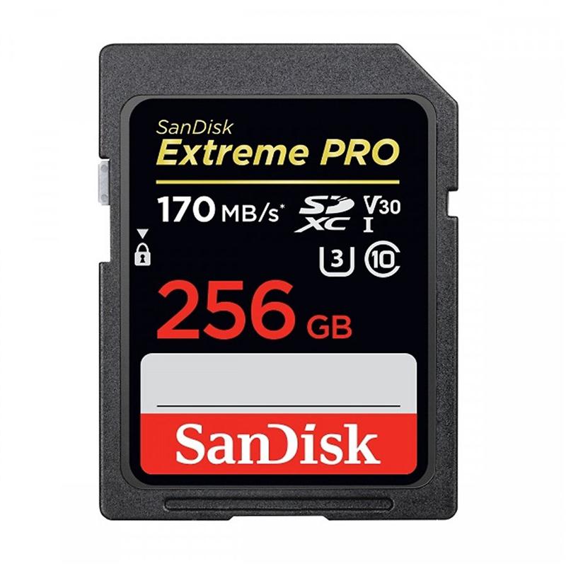 Thẻ Nhớ SDXC Sandisk Extreme Pro 256GB 170MB/s (90MB/s)
