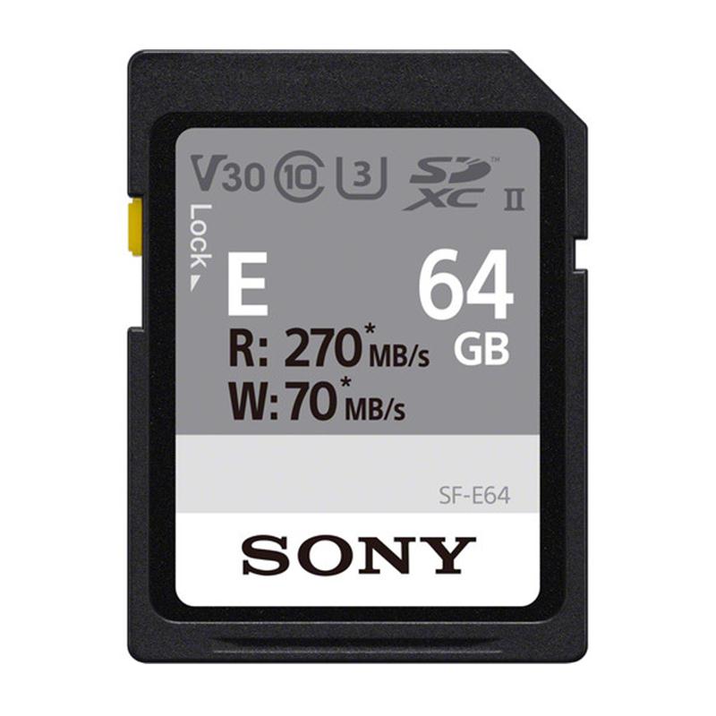 Thẻ Nhớ SDXC Sony 64GB 270Mb/45Mb/s (SF-E64/T1)