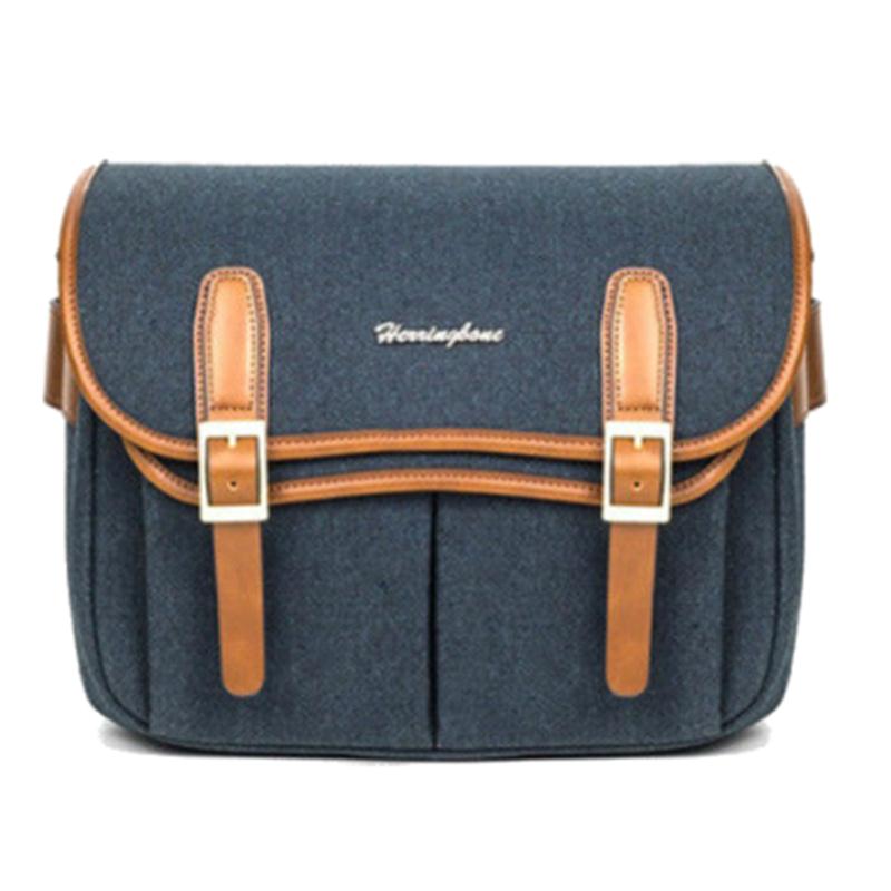 Túi Máy Ảnh Herringbone Maniere Large Navy