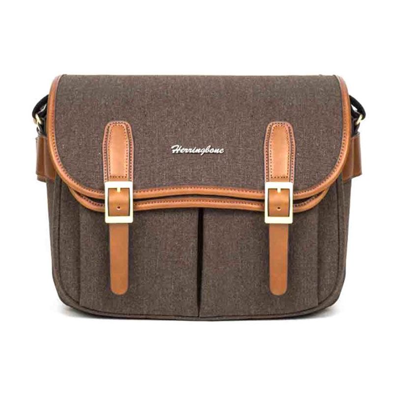 Túi Máy Ảnh Herringbone Maniere Small Brown