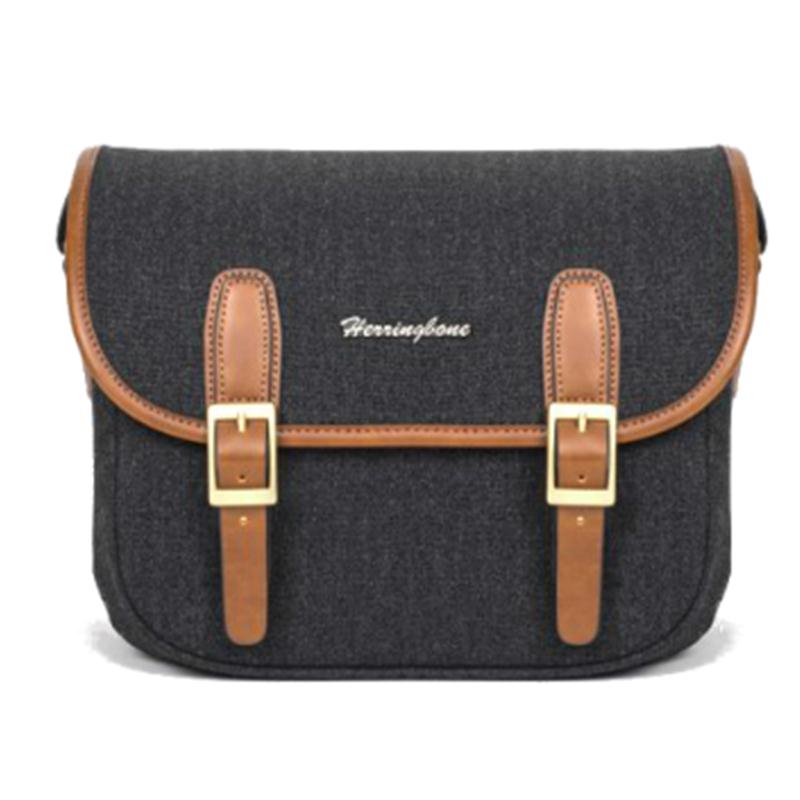Túi Máy Ảnh Herringbone Maniere Small Charcoal