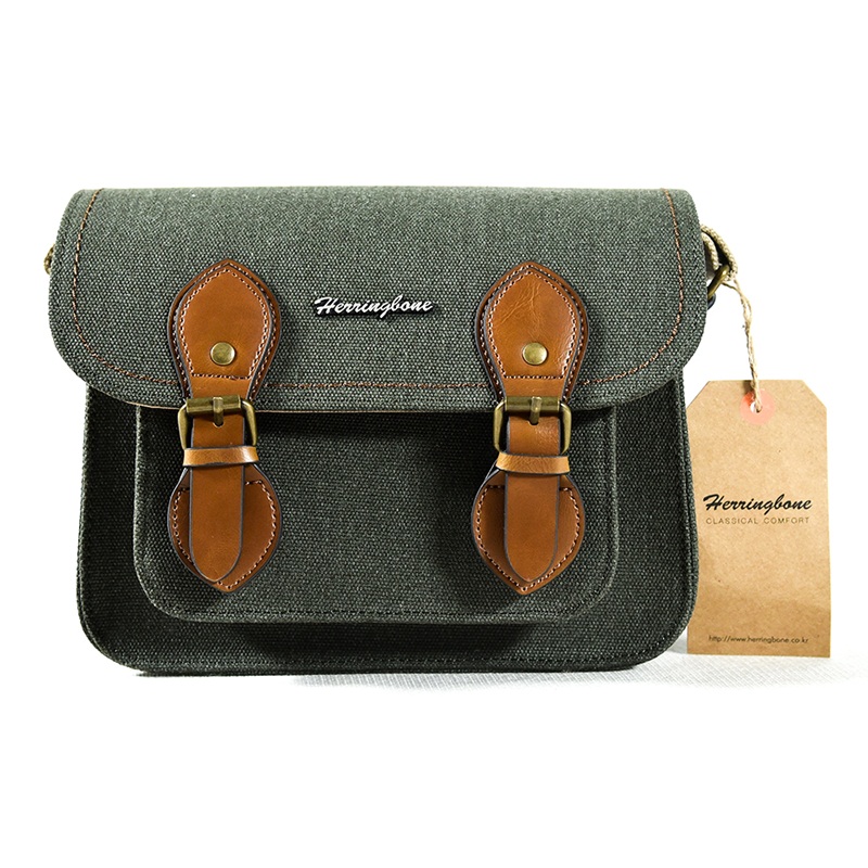 Túi Máy Ảnh Herringbone Papaspocket V4 Mini Olive